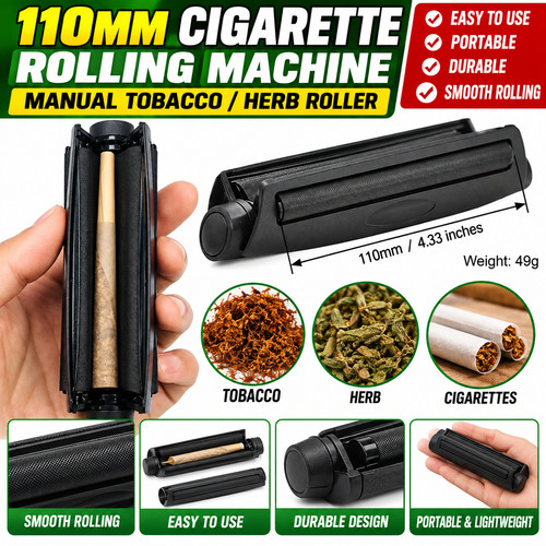 Portable manual tobacco king - manual,